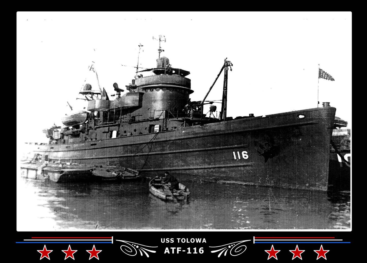 USS Tolowa ATF-116 Canvas Photo Print