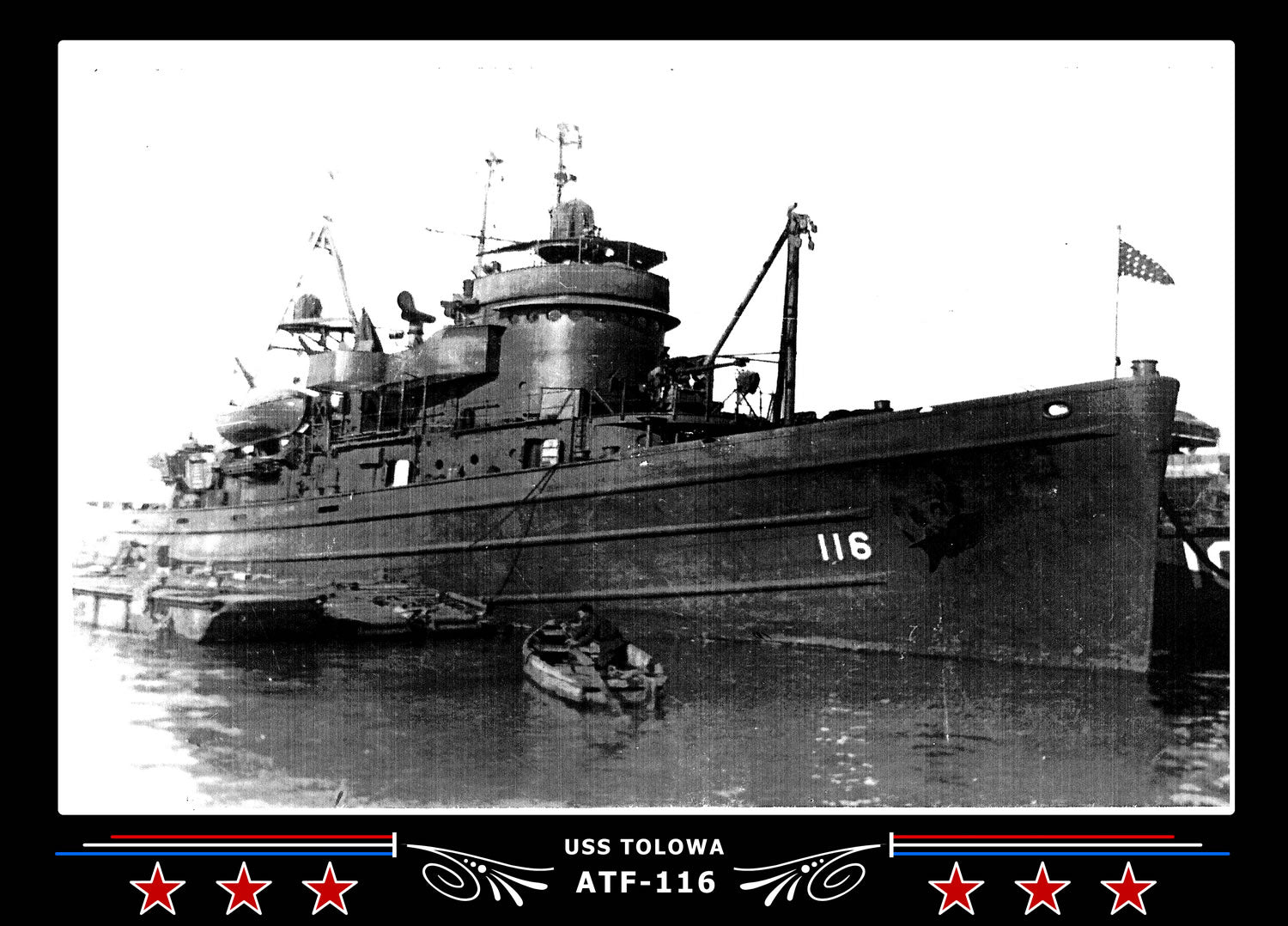 USS Tolowa ATF-116 Canvas Photo Print