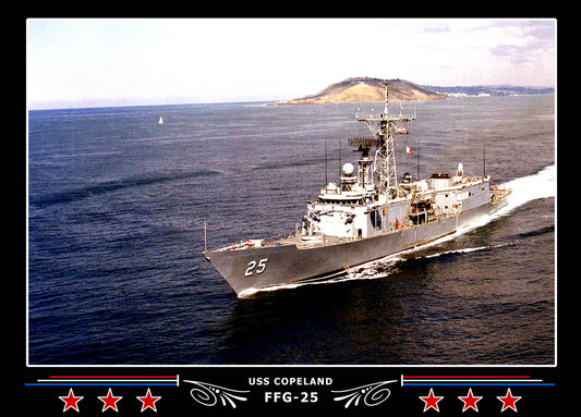 USS Copeland FFG-25 Canvas Photo Print