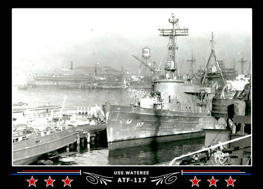 USS Wateree ATF-117 Canvas Photo Print