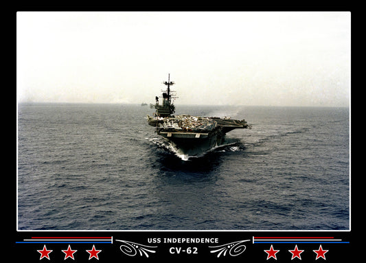 USS Independence CV-62 Canvas Photo Print