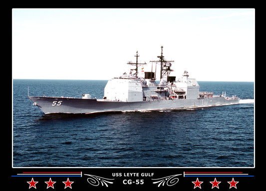 USS Leyte Gulf CG-55 Canvas Photo Print