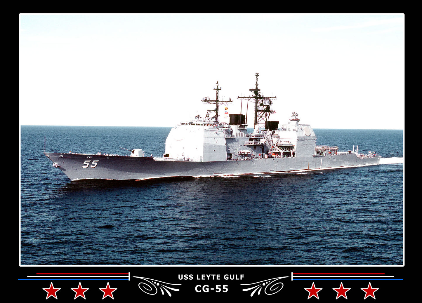 USS Leyte Gulf CG-55 Canvas Photo Print