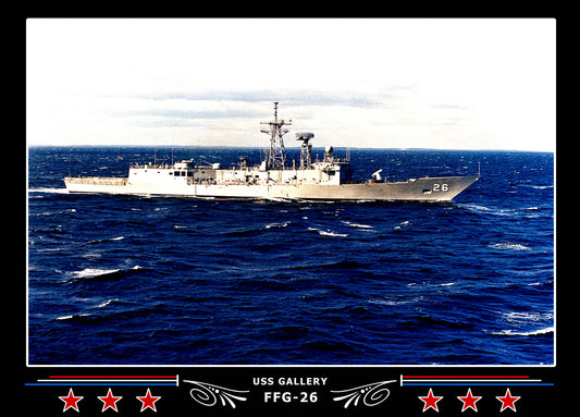 USS Gallery FFG-26 Canvas Photo Print
