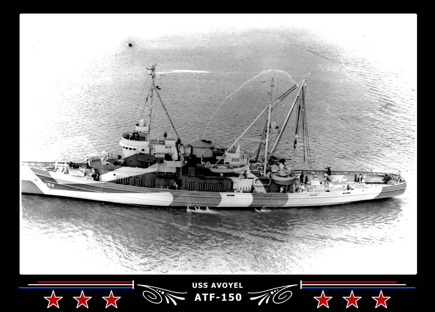 USS Avoyel ATF-150 Canvas Photo Print
