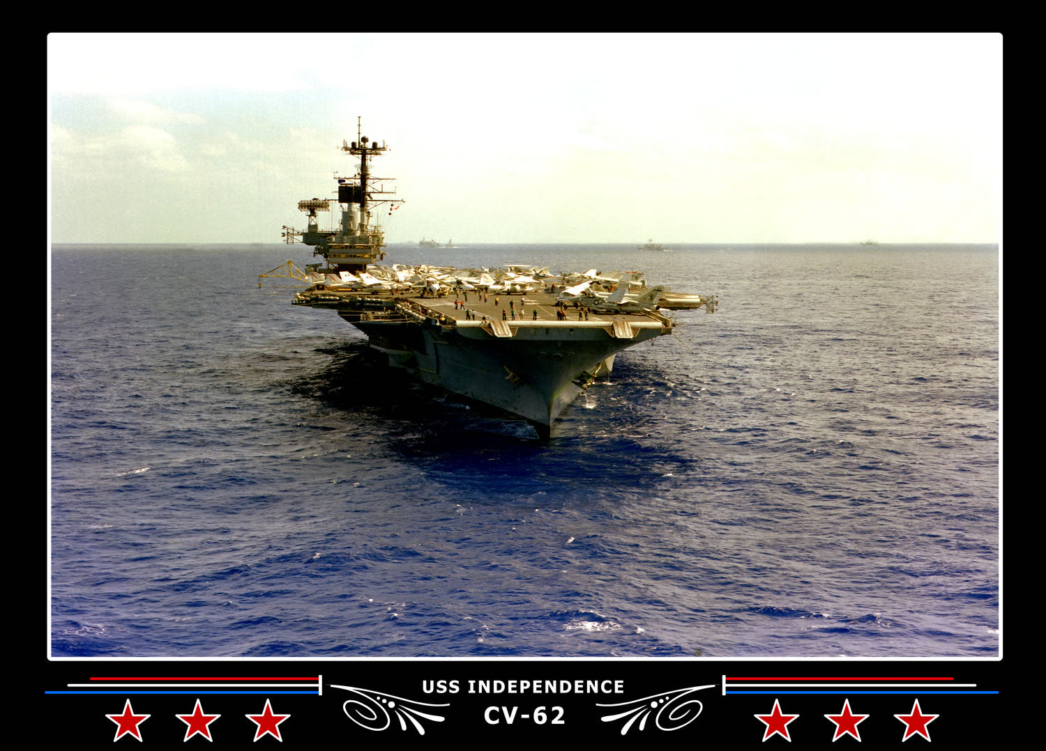USS Independence CV-62 Canvas Photo Print
