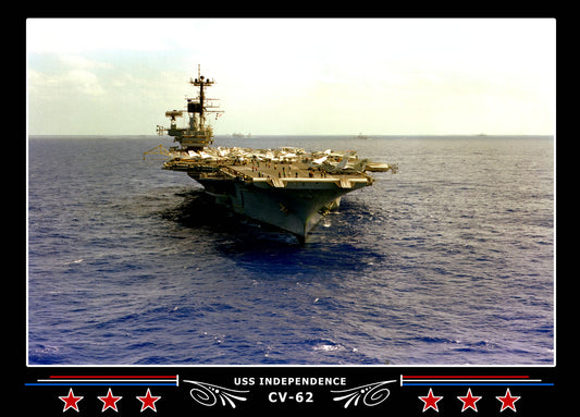 USS Independence CV-62 Canvas Photo Print