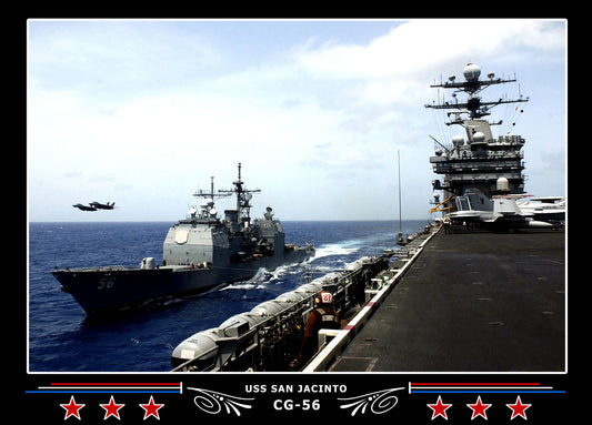 USS San Jacinto CG-56 Canvas Photo Print