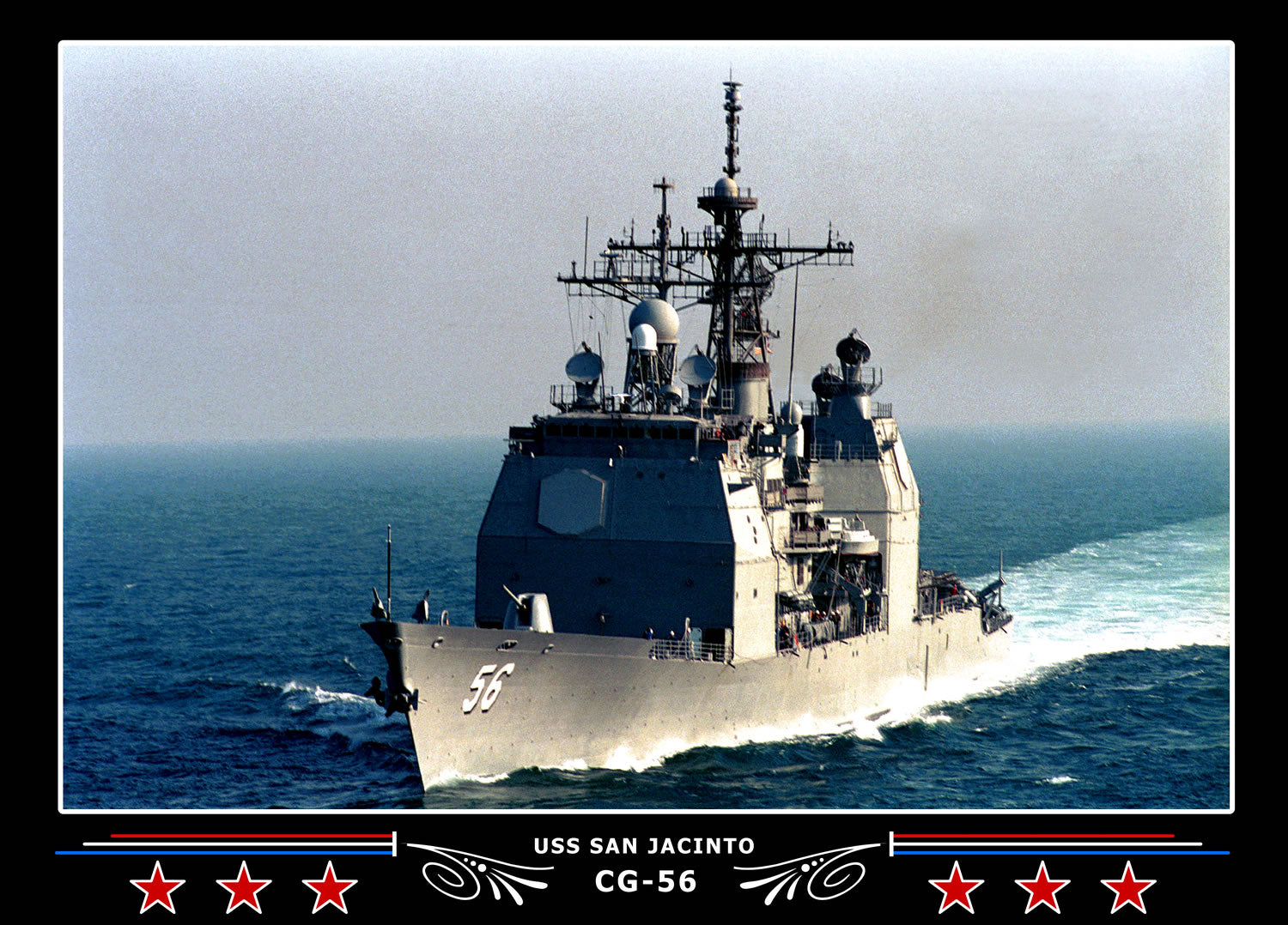 USS San Jacinto CG-56 Canvas Photo Print