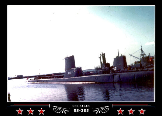 USS Balao SS-285 Canvas Photo Print