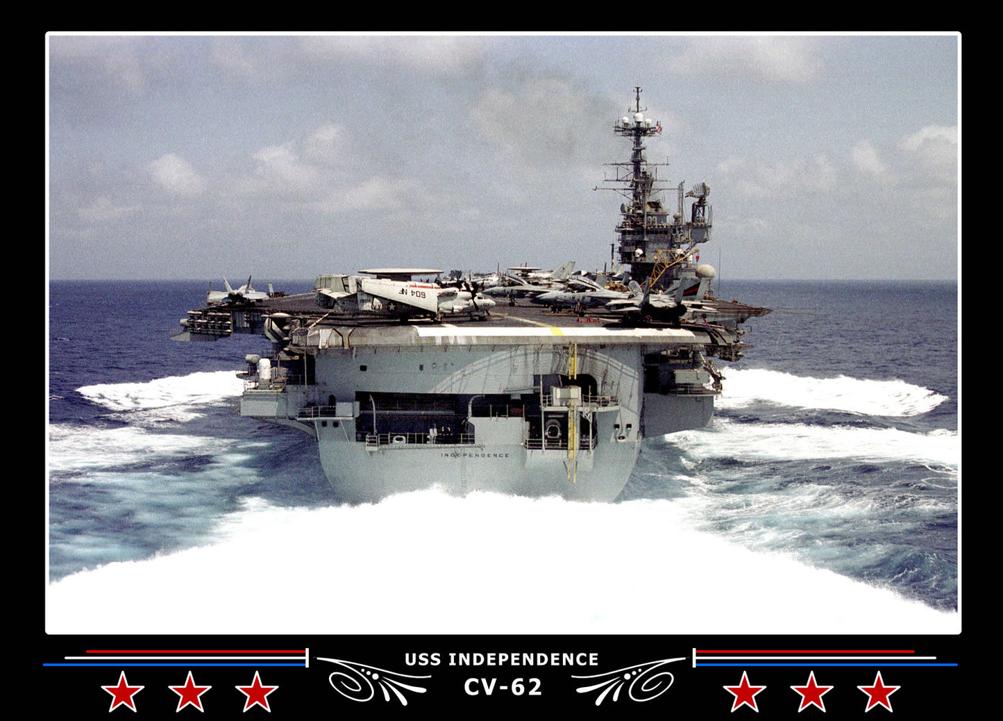 USS Independence CV-62 Canvas Photo Print