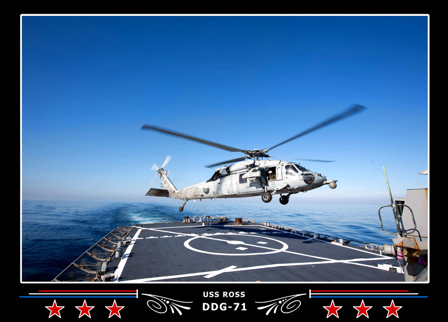 USS Ross DDG-71 Canvas Photo Print