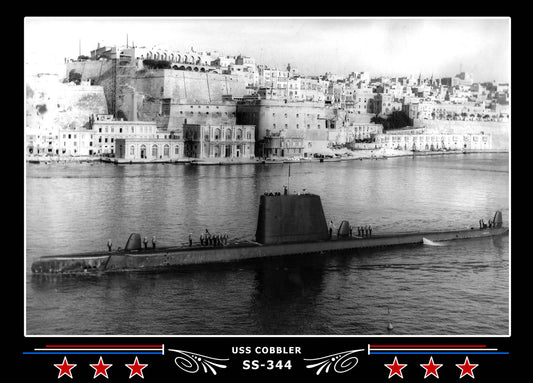 USS Cobbler SS-344 Canvas Photo Print
