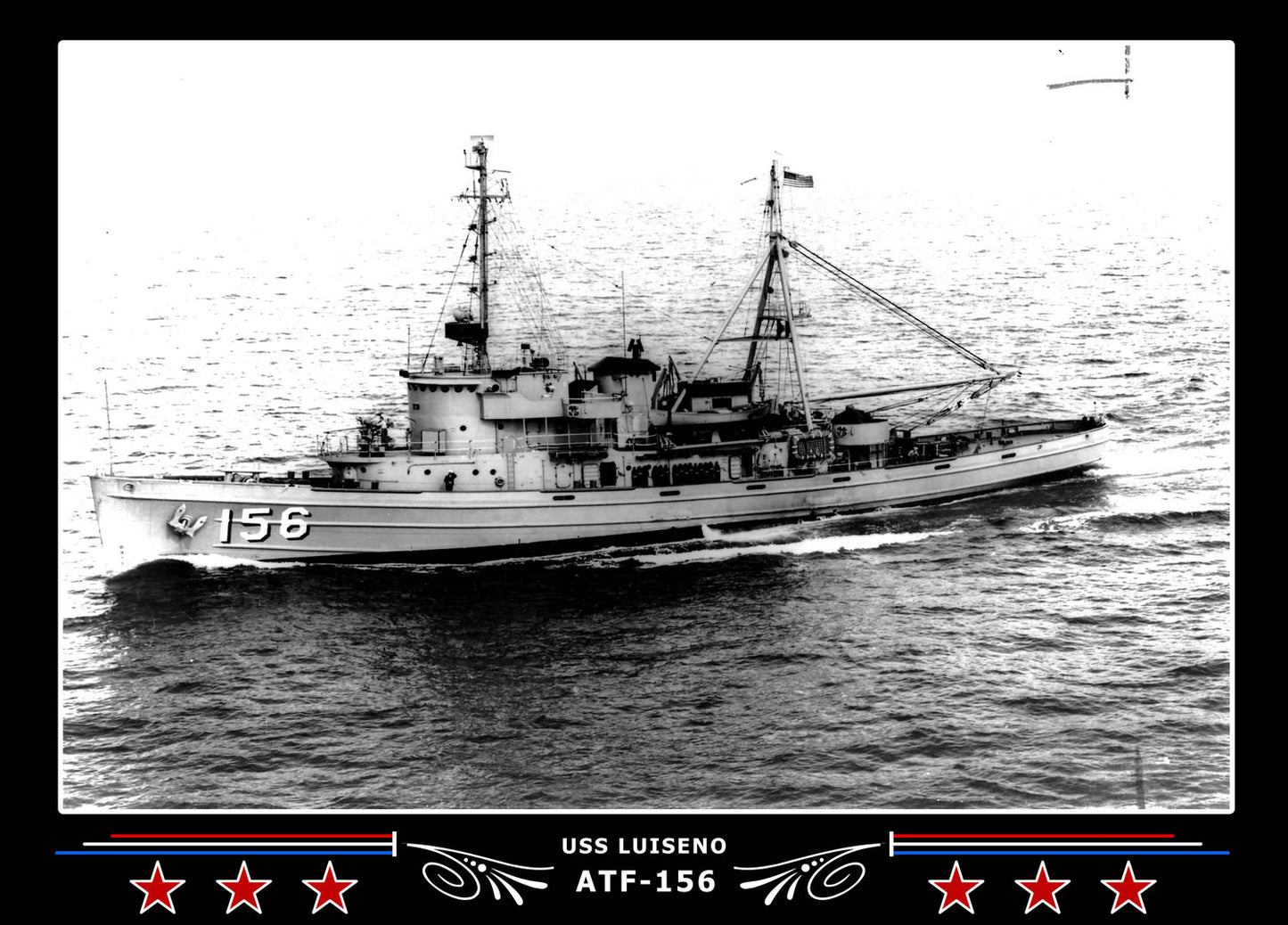 USS Luiseno ATF-156 Canvas Photo Print