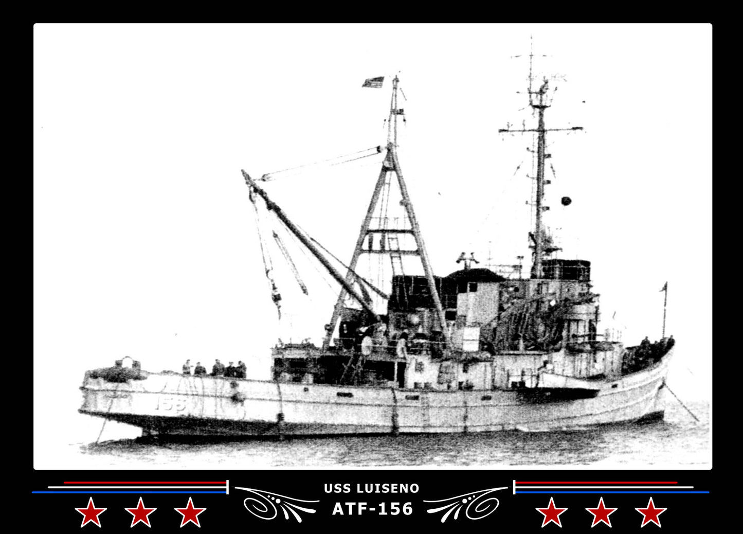 USS Luiseno ATF-156 Canvas Photo Print
