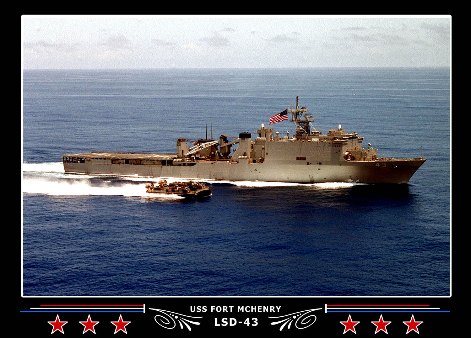 USS Fort Mchenry LSD43 Canvas Photo Print