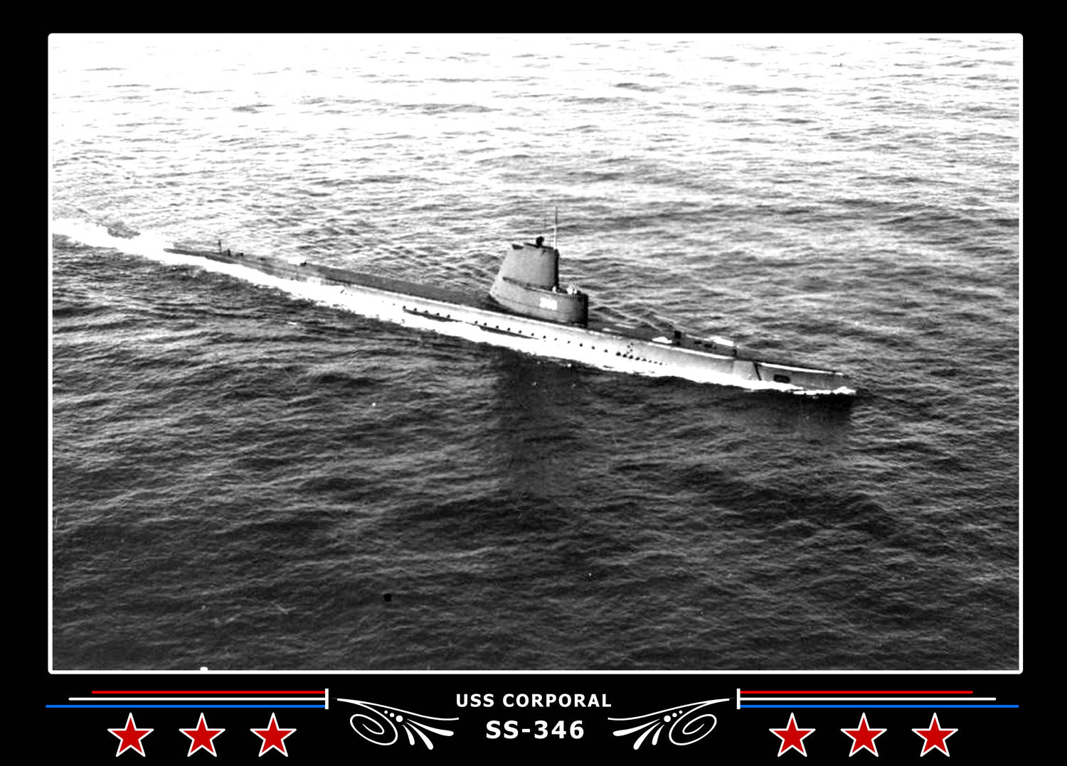 USS Corporal SS-346 Canvas Photo Print