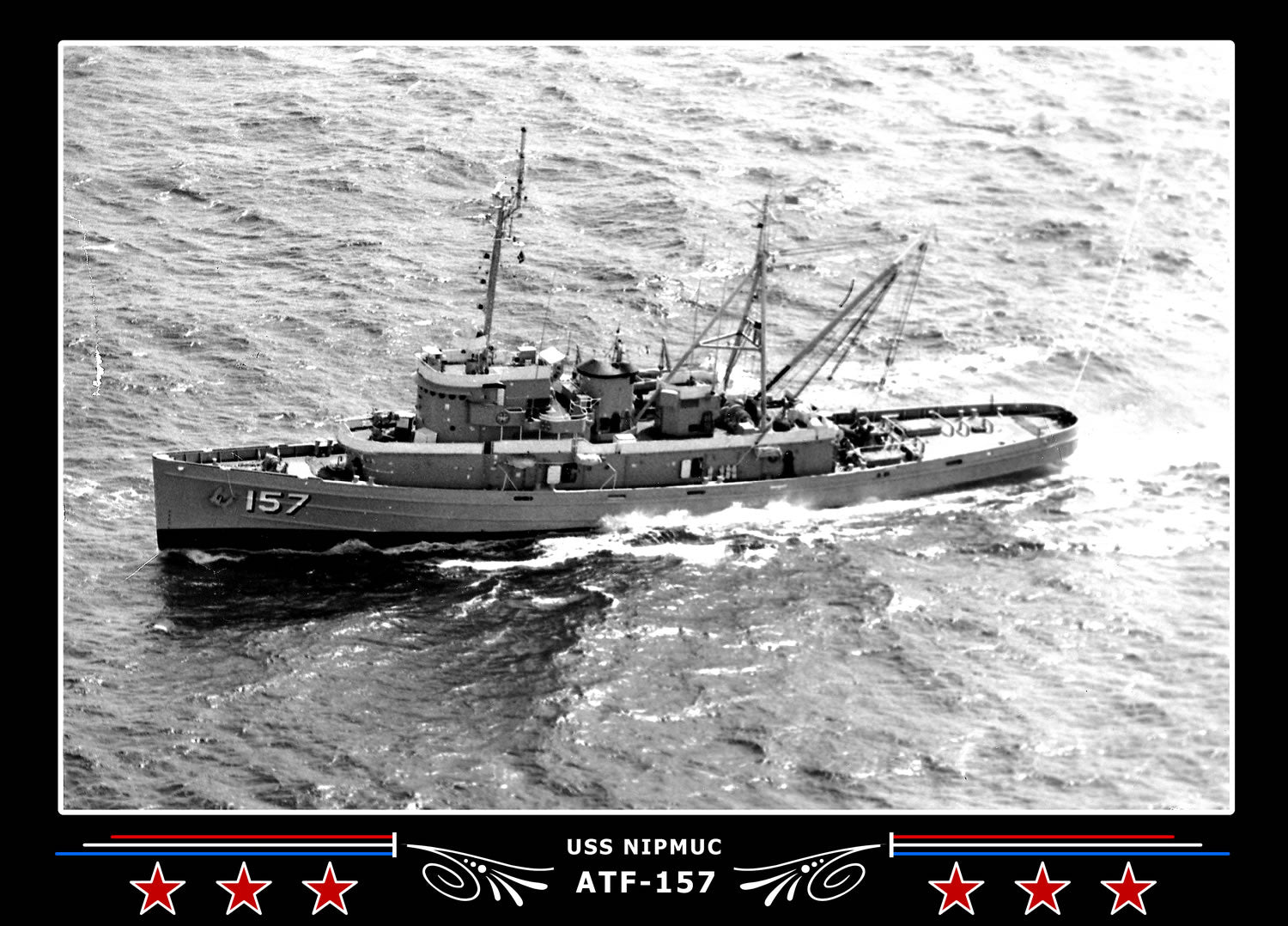 USS Nipmuc ATF-157 Canvas Photo Print