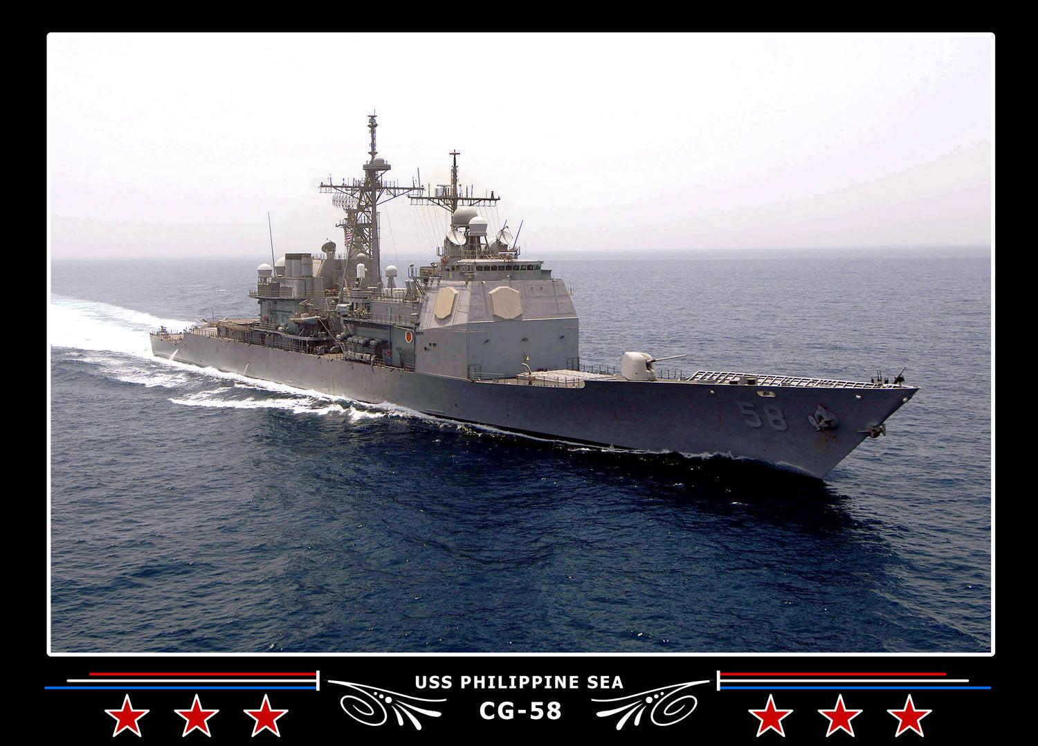USS Philippine Sea CG-58 Canvas Photo Print