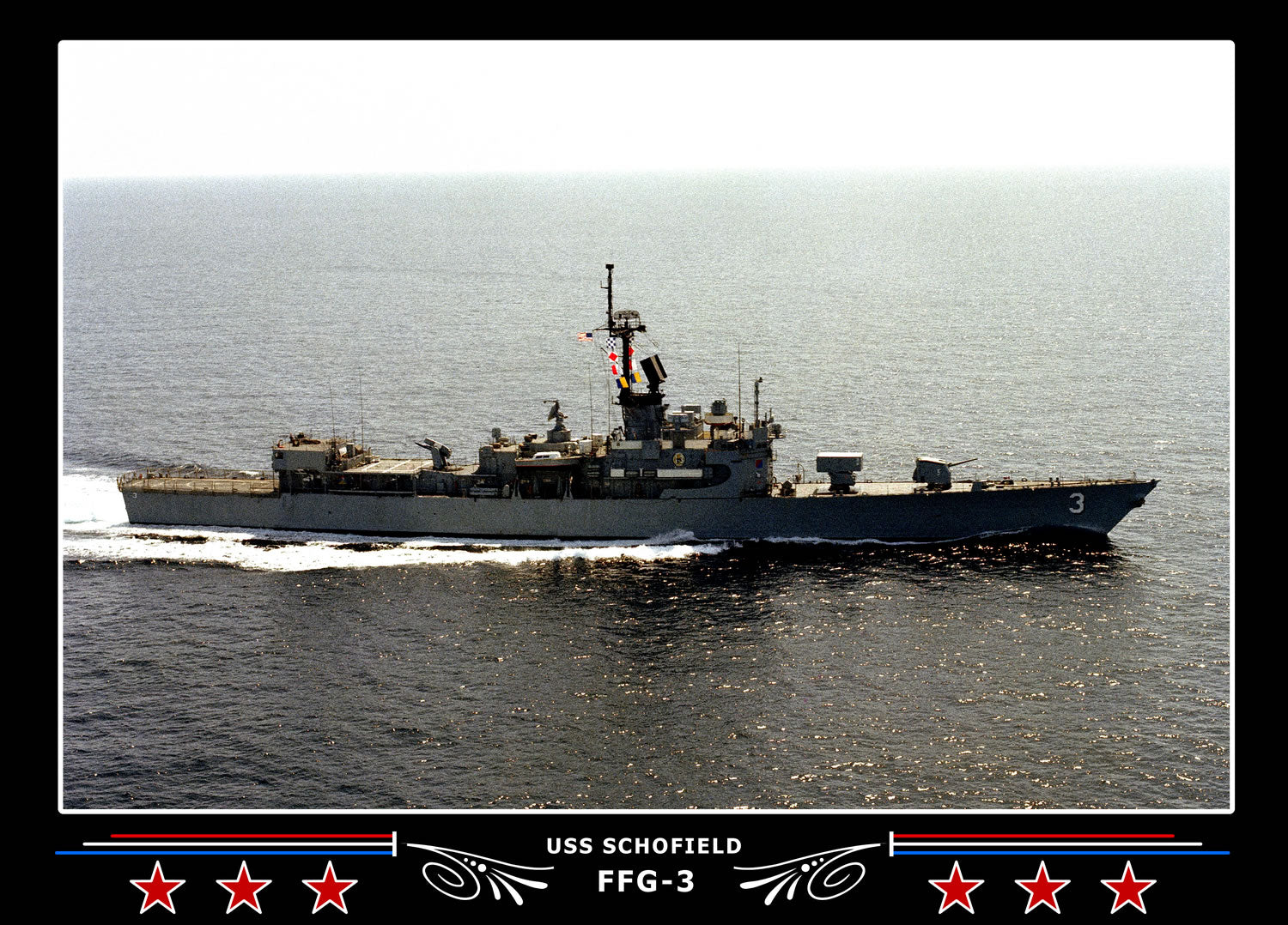 USS Schofield FFG-3 Canvas Photo Print