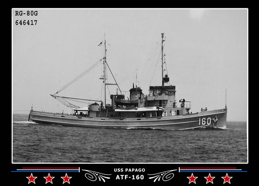 USS Papago ATF-160 Canvas Photo Print