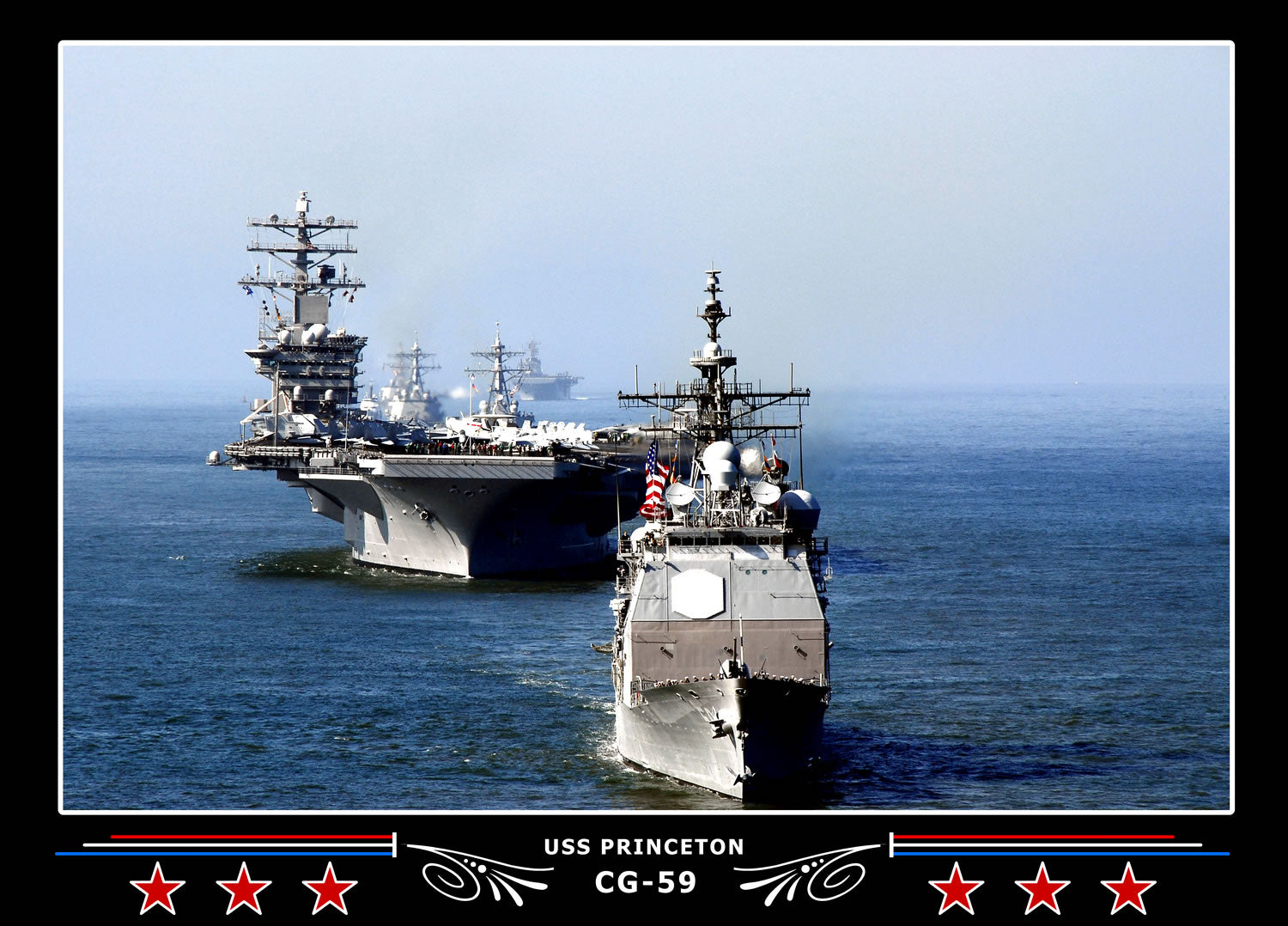 USS Princeton CG-59 Canvas Photo Print