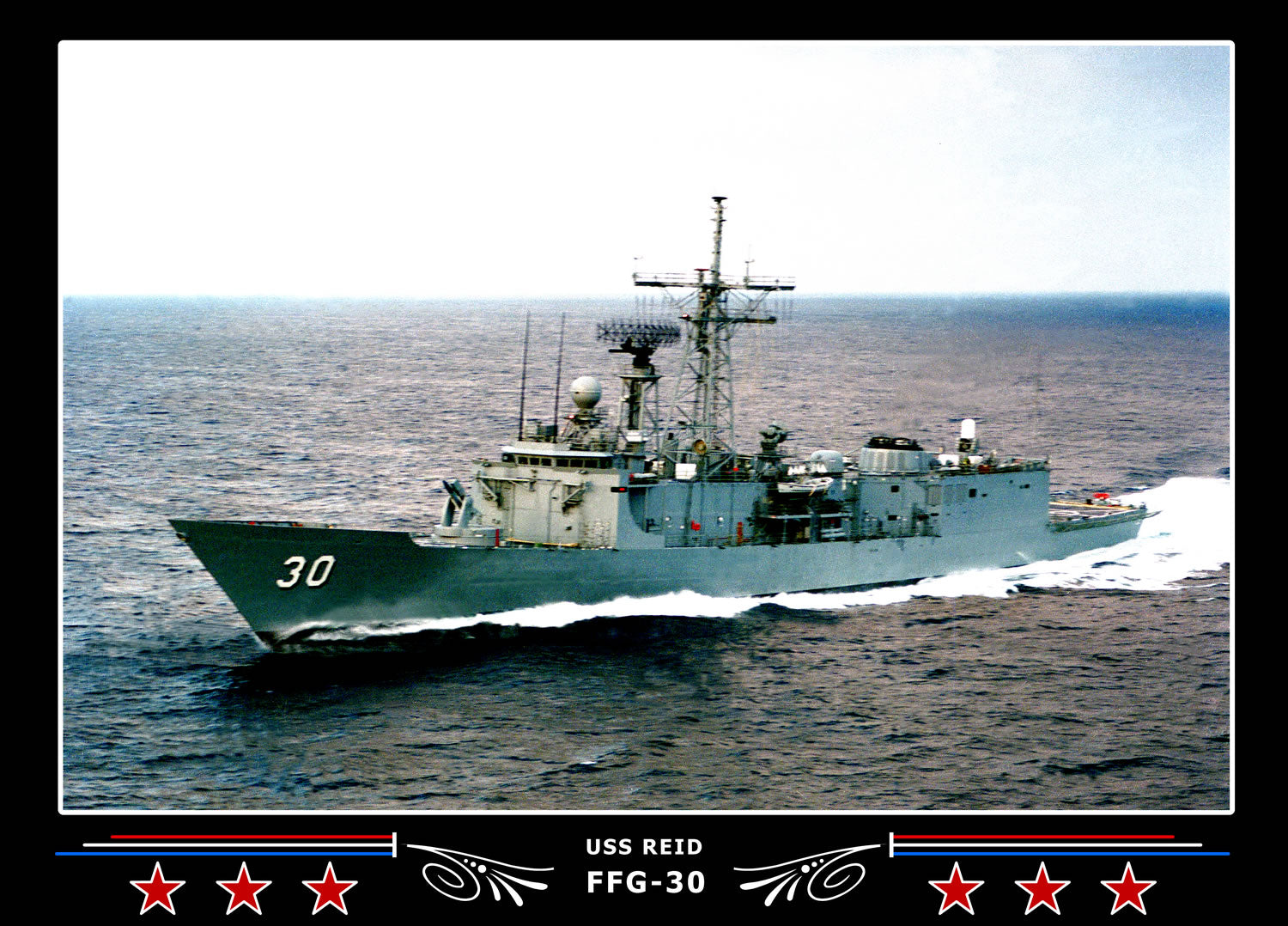 USS Reid FFG-30 Canvas Photo Print