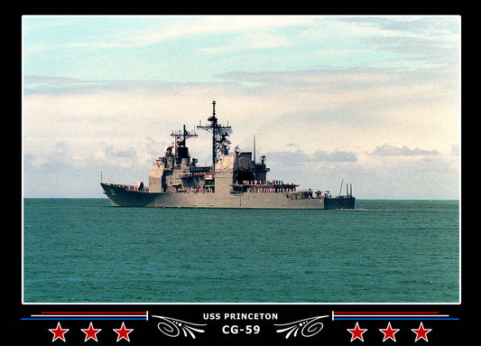 USS Princeton CG-59 Canvas Photo Print