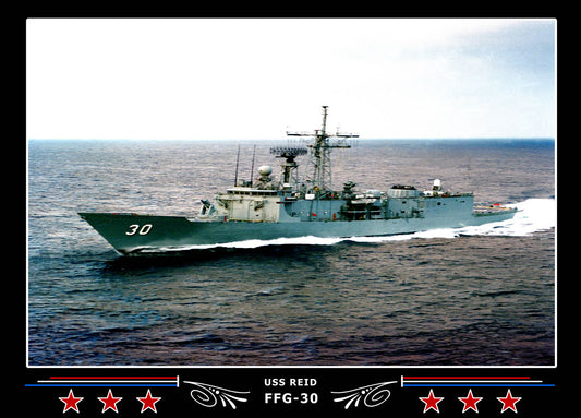 USS Reid FFG-30 Canvas Photo Print