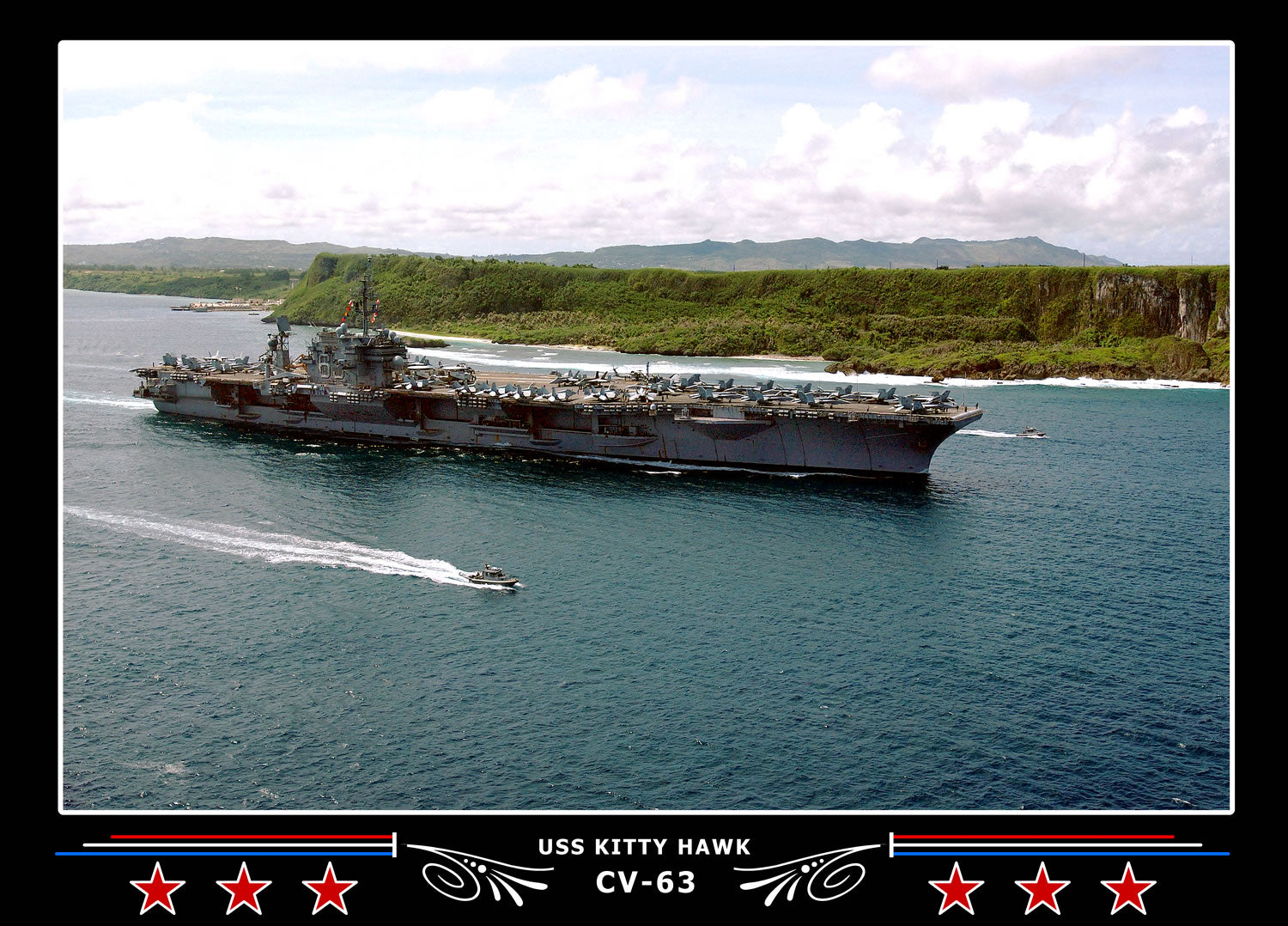 USS Kitty Hawk CV-63 Art Print – Navy Emporium