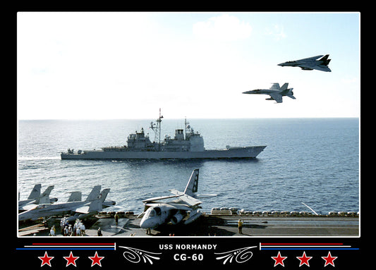 USS Normandy CG-60 Canvas Photo Print