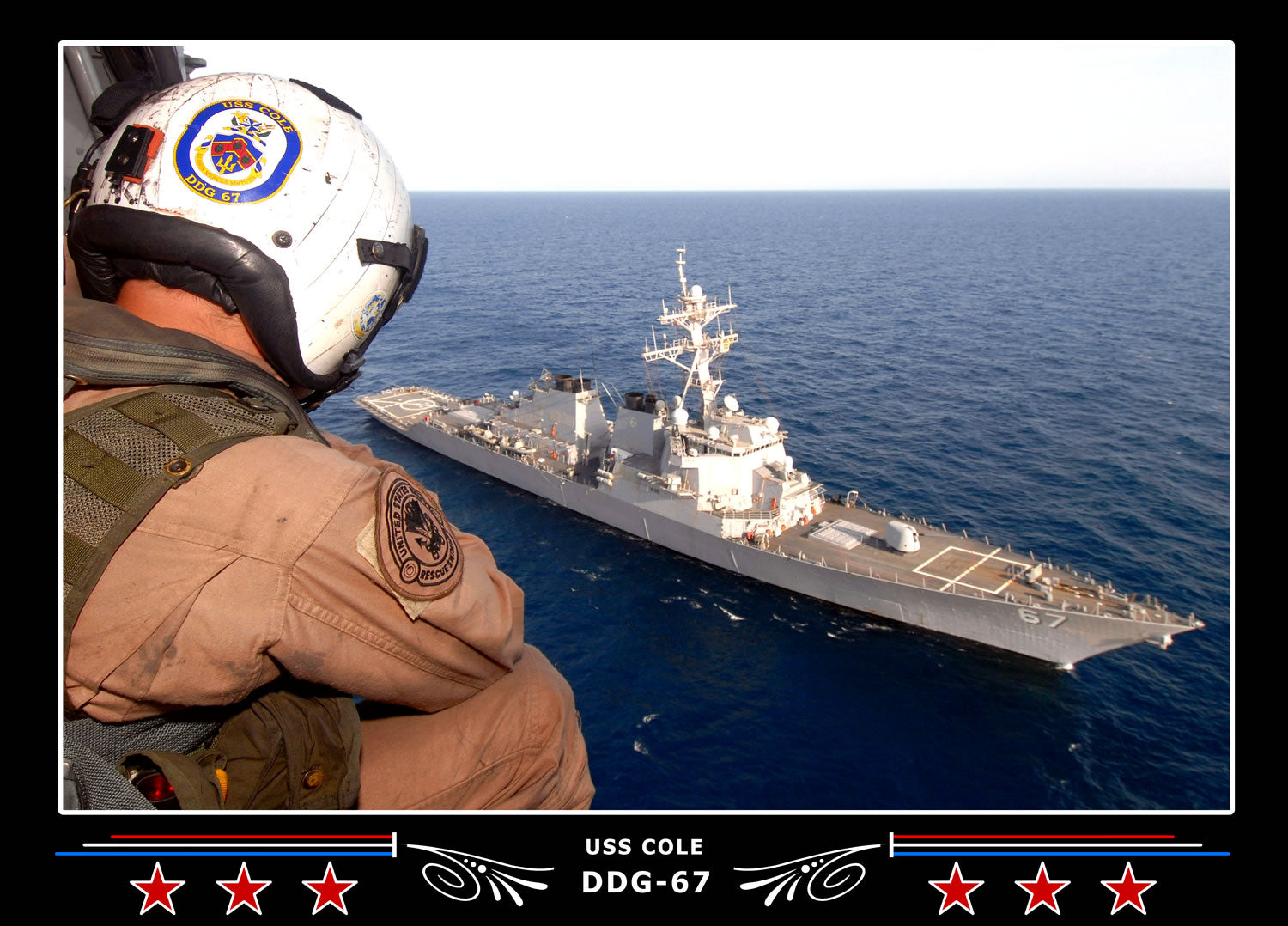 USS Cole DDG-67 Canvas Photo Print