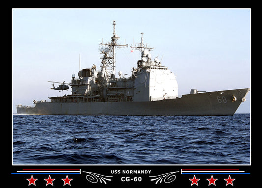 USS Normandy CG-60 Canvas Photo Print