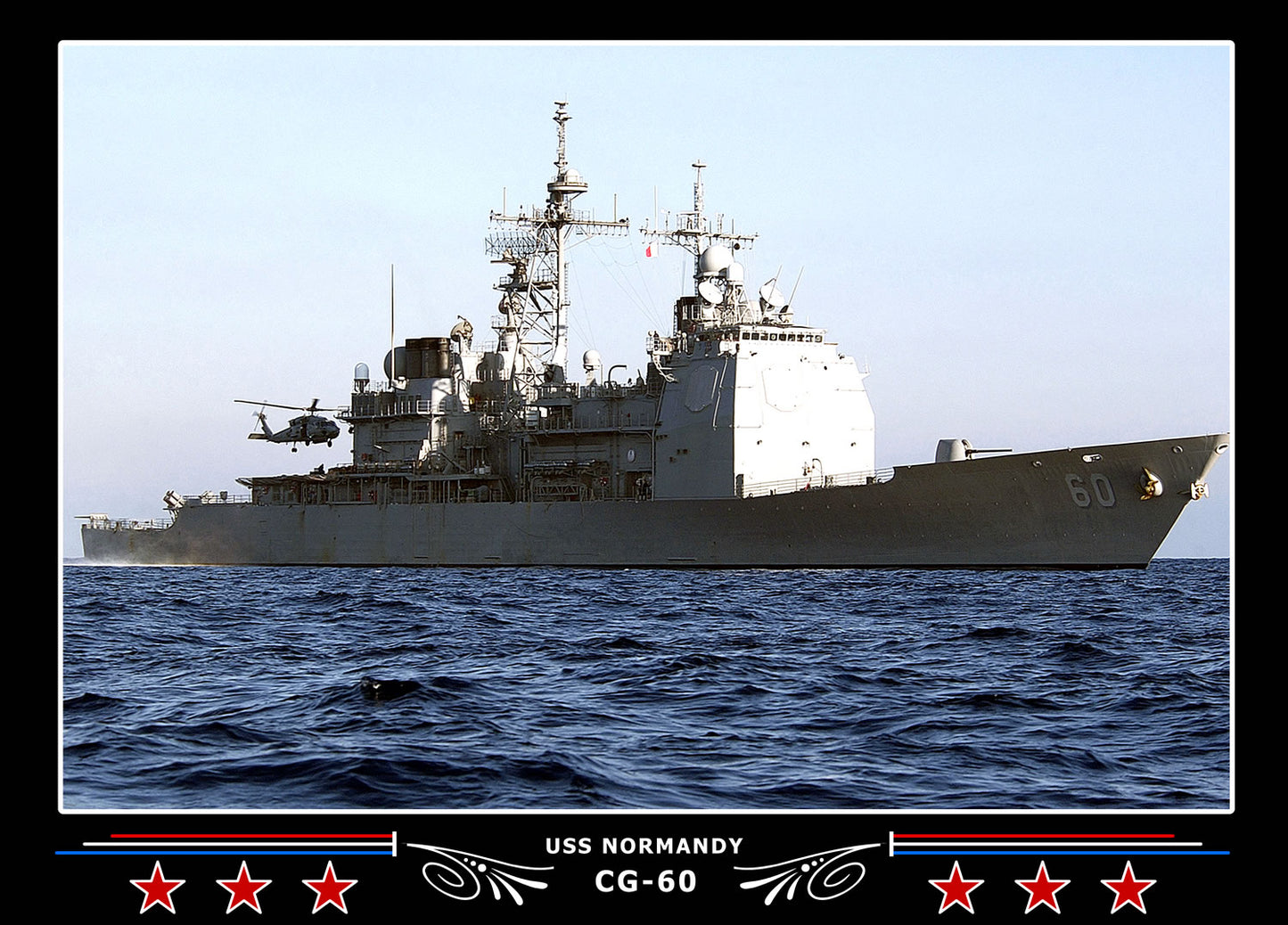 USS Normandy CG-60 Canvas Photo Print