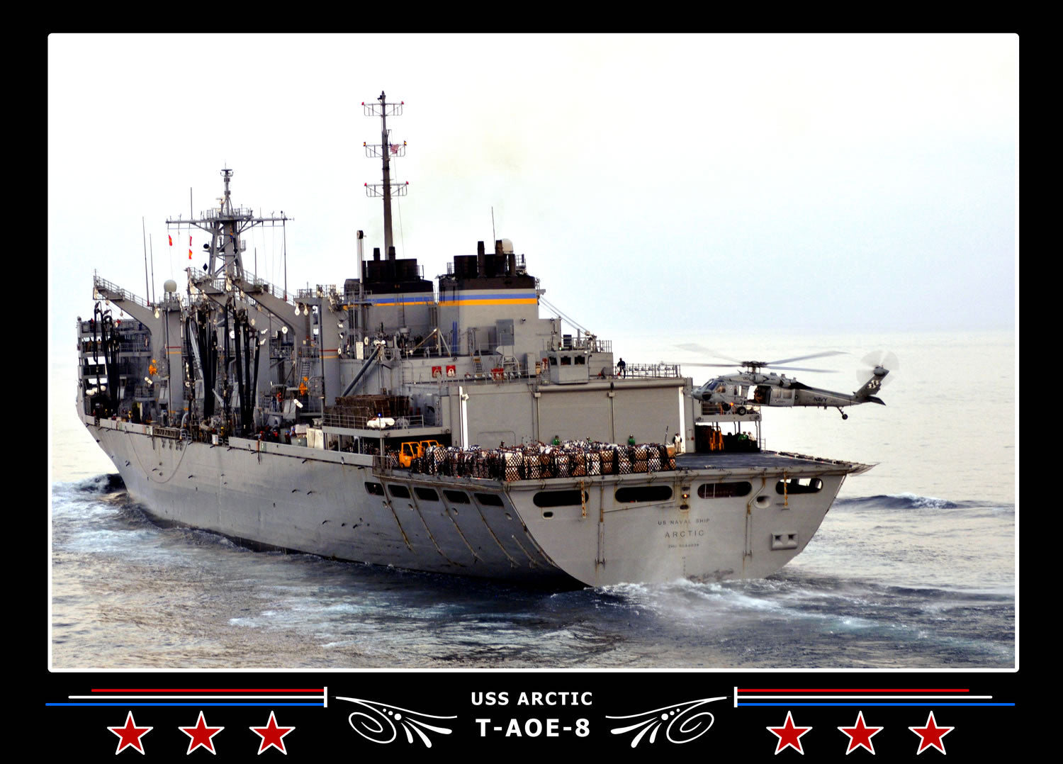USS Arctic T-AOE-8 Canvas Photo Print