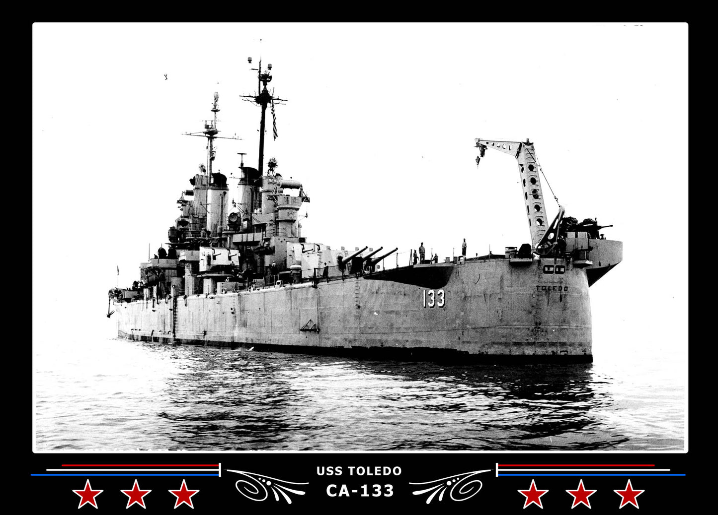 USS Toledo CA-133 Canvas Photo Print