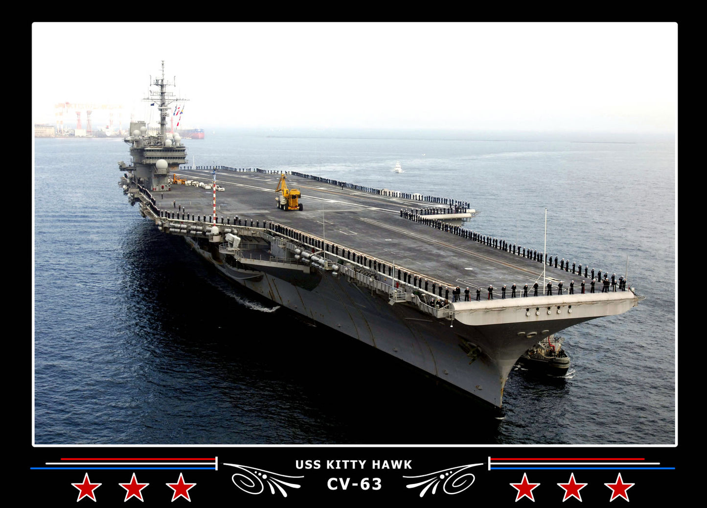 USS Kitty Hawk CV-63 Canvas Photo Print