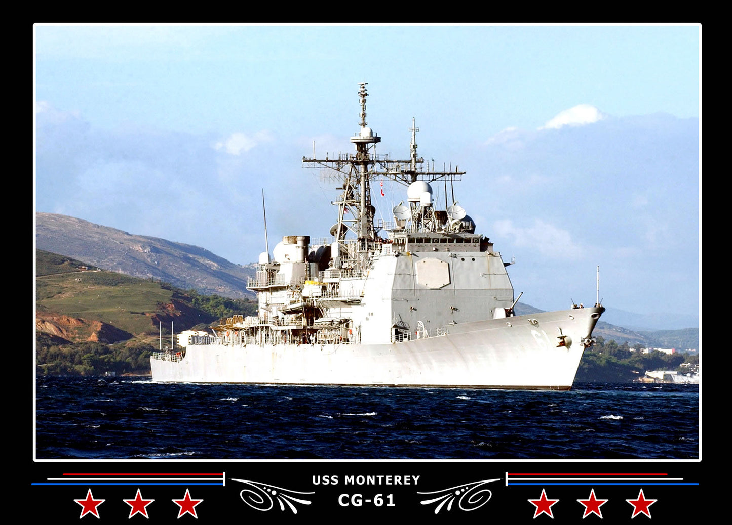 USS Monterey CG-61 Canvas Photo Print
