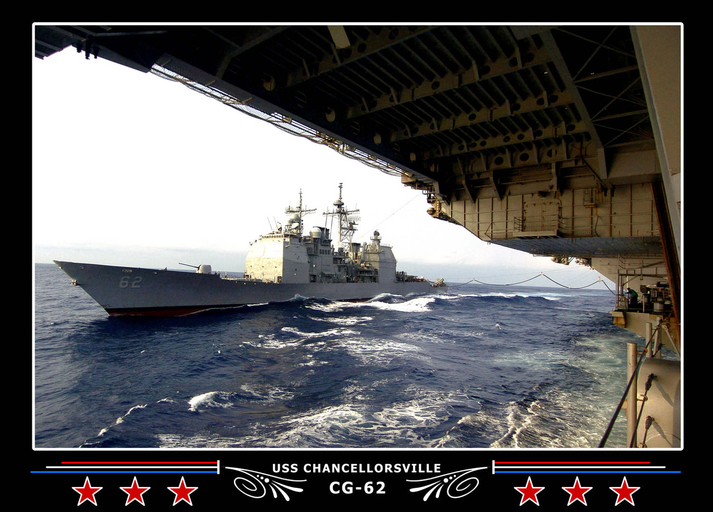 USS Chancellorsville CG-62 Canvas Photo Print