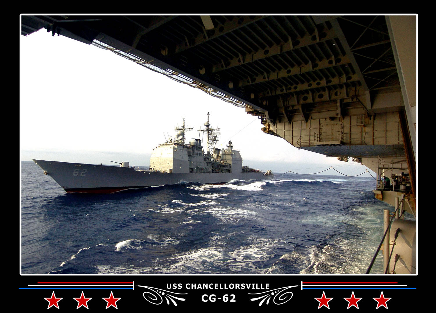 USS Chancellorsville CG-62 Canvas Photo Print