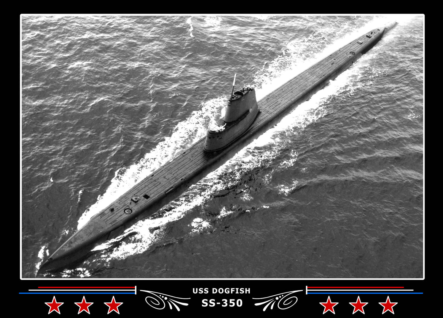 USS Dogfish SS-350 Canvas Photo Print