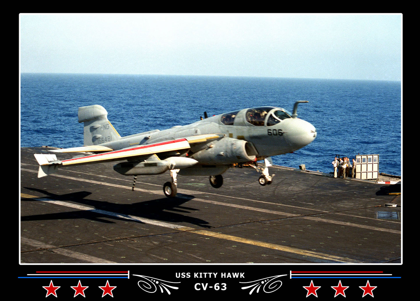 USS Kitty Hawk CV-63 Canvas Photo Print