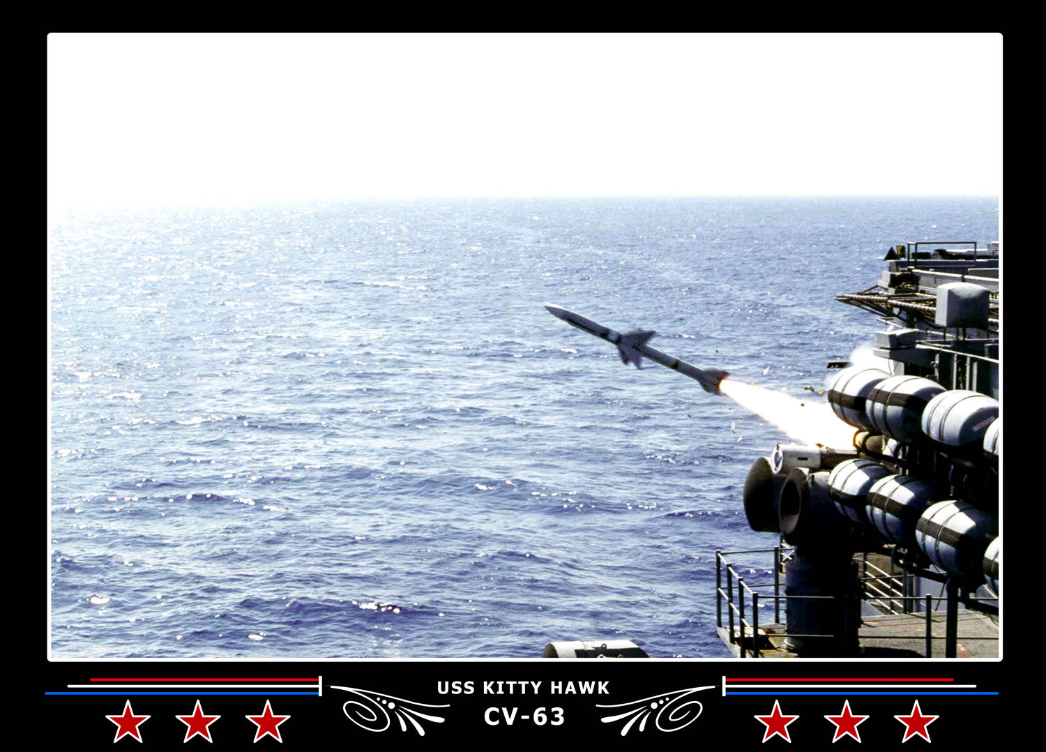USS Kitty Hawk CV-63 Canvas Photo Print