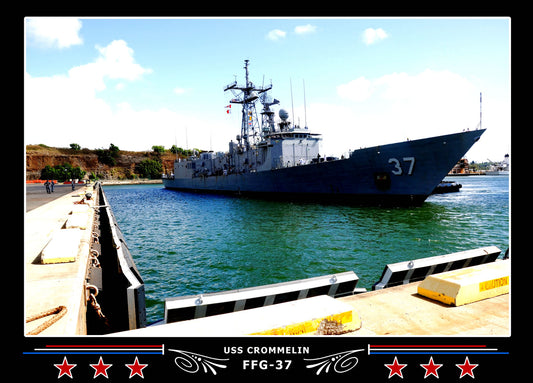 USS Crommelin FFG-37 Canvas Photo Print