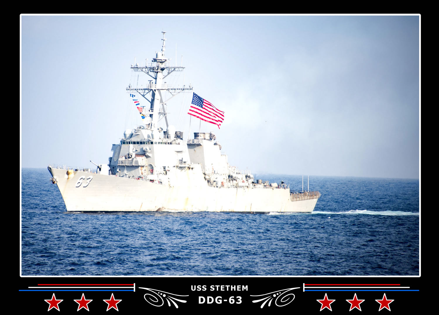 USS Stethem DDG-63 Canvas Photo Print