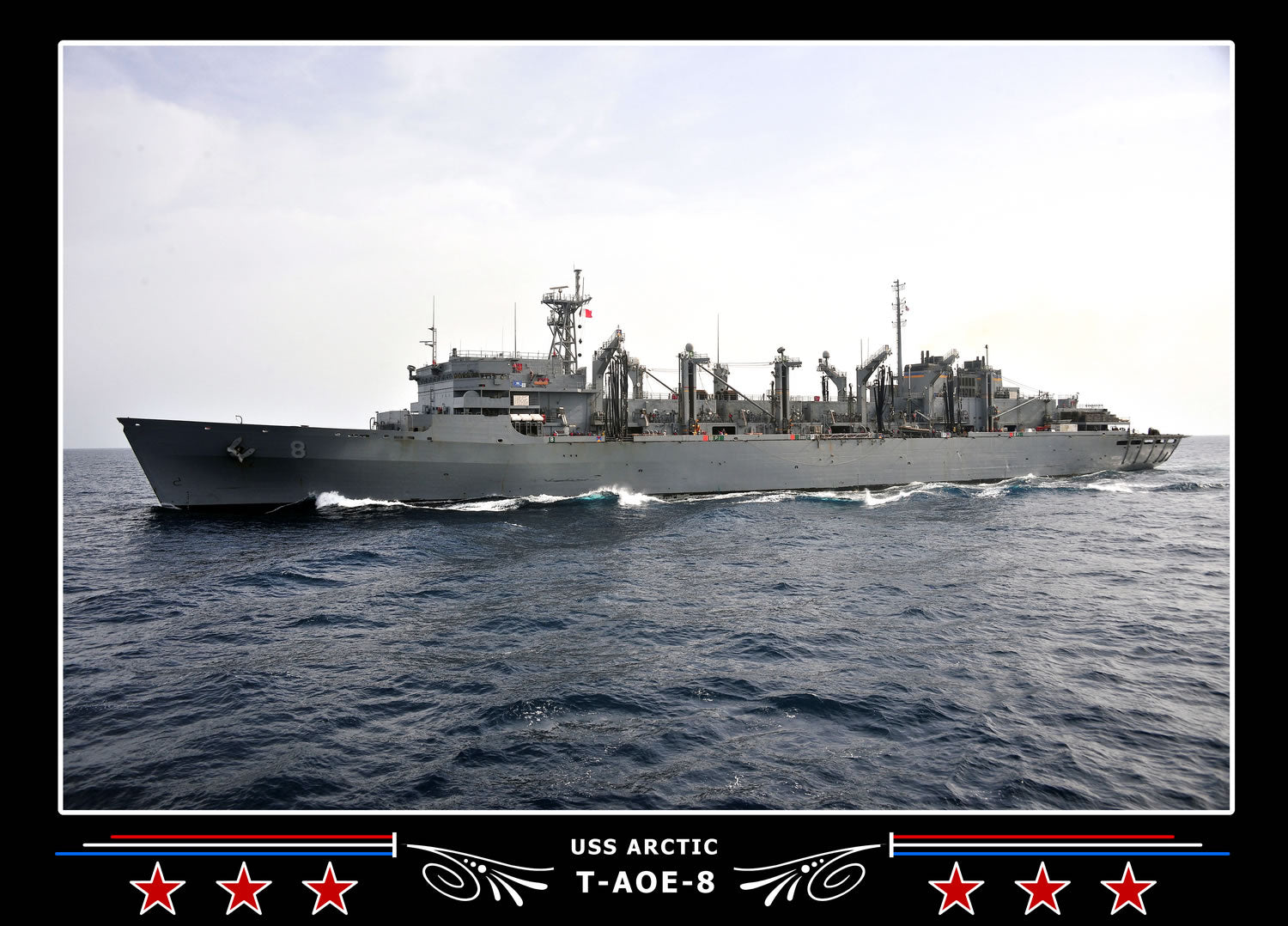 USS Arctic T-AOE-8 Canvas Photo Print