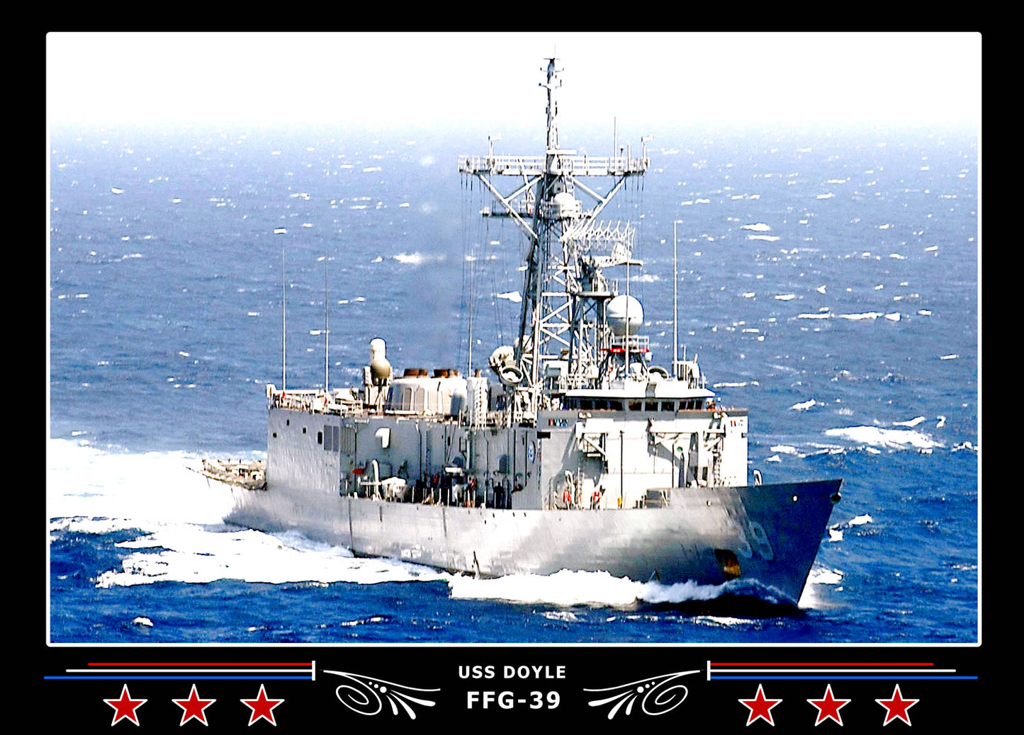 USS Doyle FFG-39 Canvas Photo Print