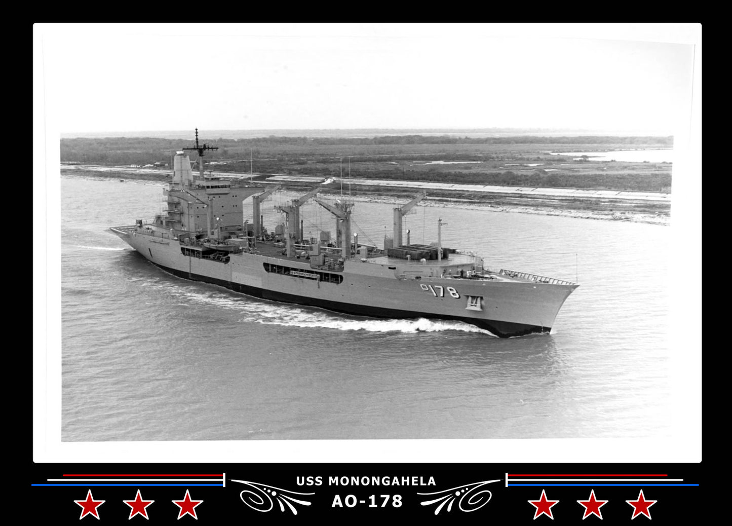 USS Monongahela AO-178 Canvas Photo Print