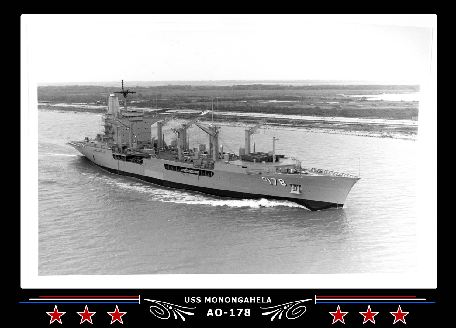 USS Monongahela AO-178 Canvas Photo Print