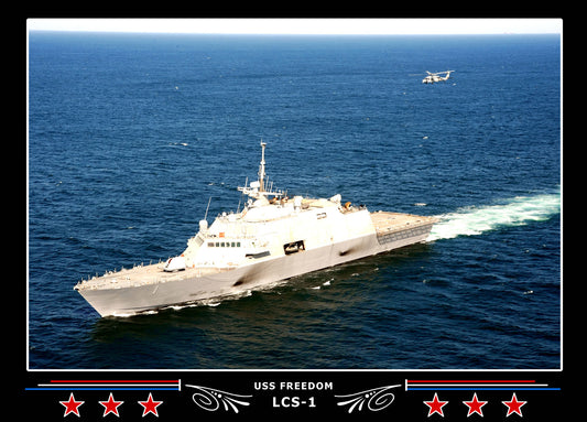 USS Freedom LCS1 Canvas Photo Print
